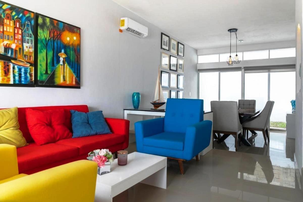 Confortable Casa En Cozumel, Condominio Con Vista Al Mar # 10 Exteriör bild